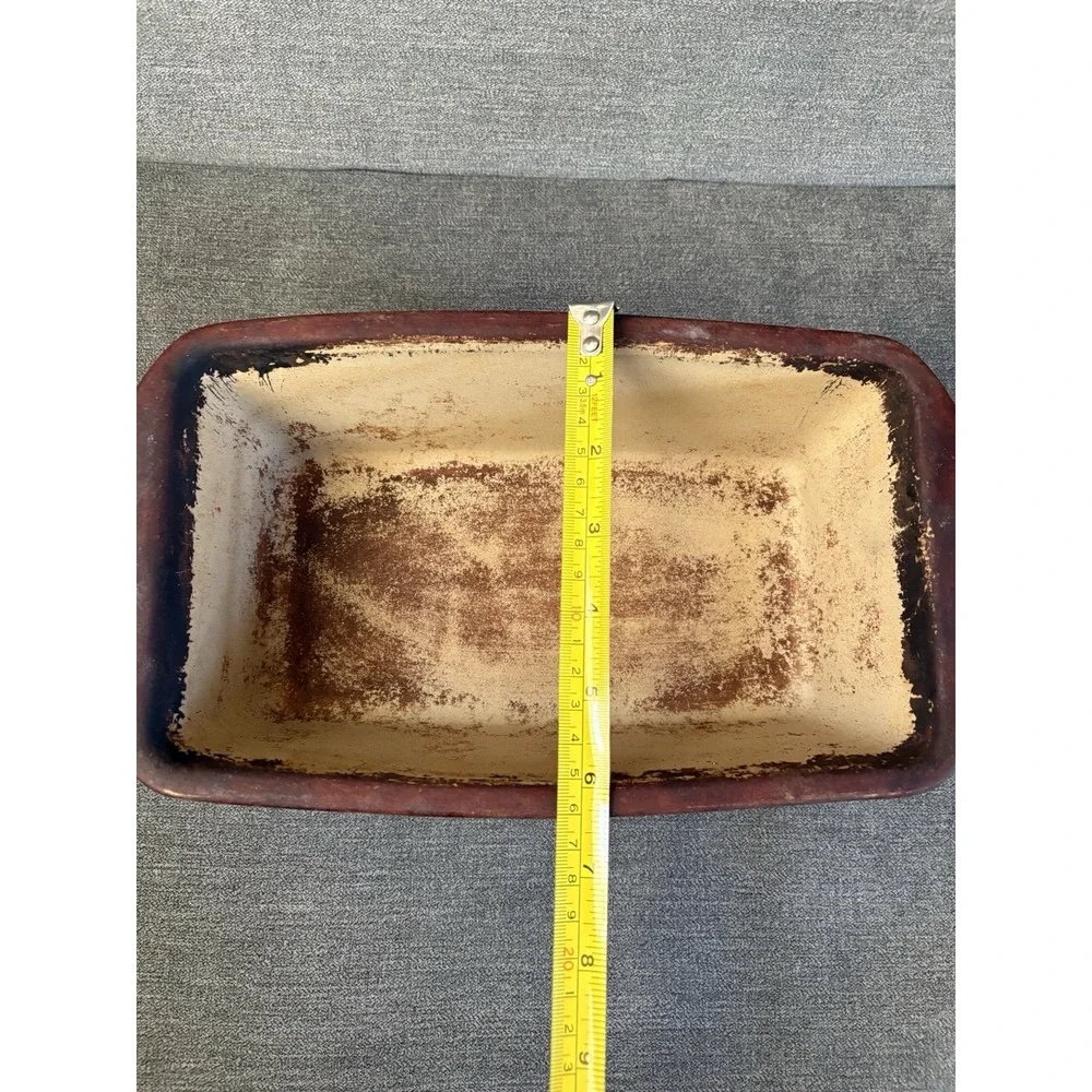 The Pampered Chef‎ USA Rectangular Stoneware Baker Bread Pan Dish 078